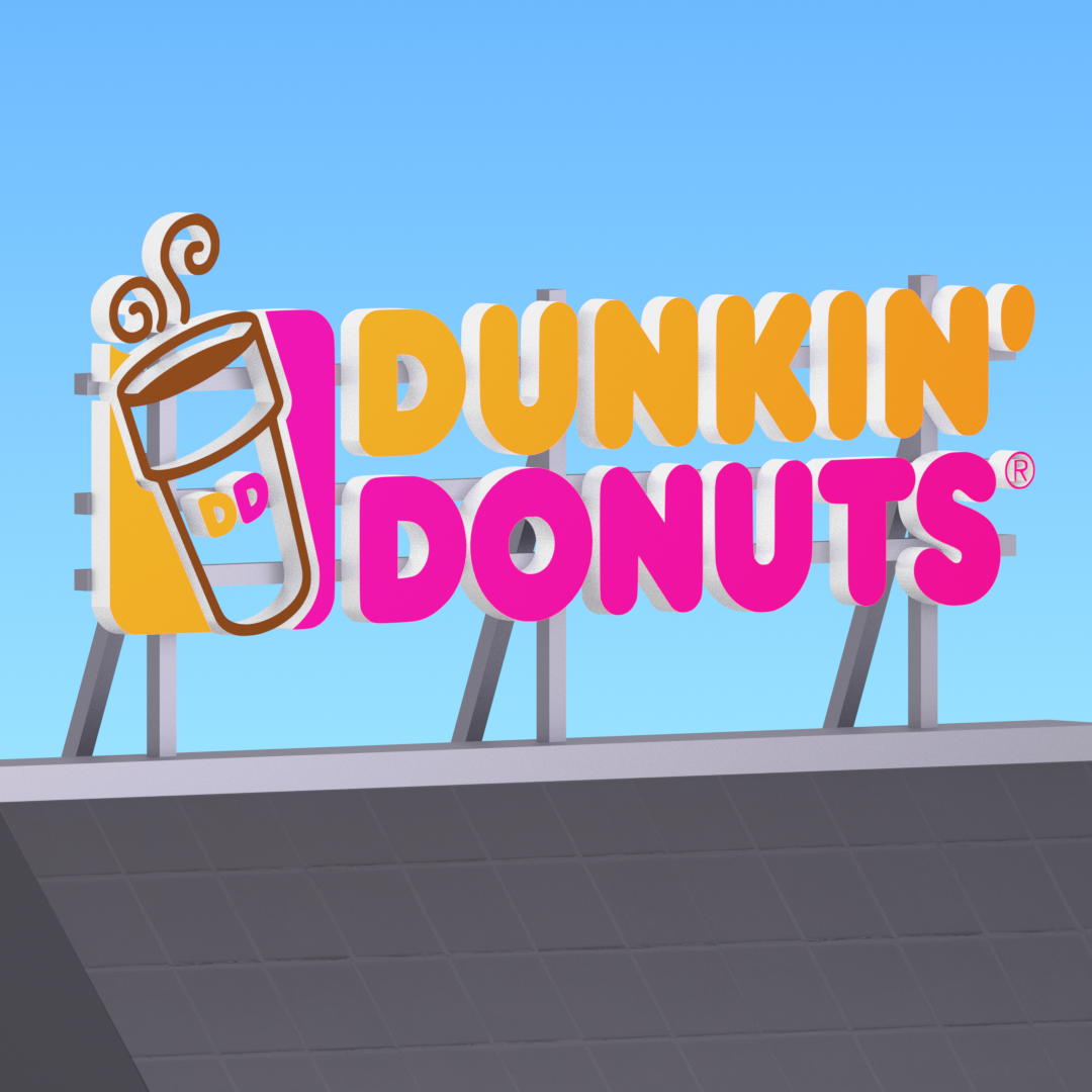 Dunkin' Donuts sign preview image 1